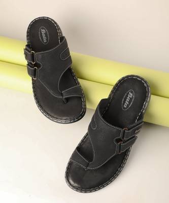 Bata Men Black Flats Price History