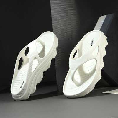 Birde Men Slippers(White , 9)