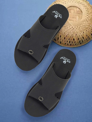 DR STTEP Men Soft Ortho Slippers for Men | Comfy Anti-Skid Flip Flops for Daily Use Slippers(Black , 9)