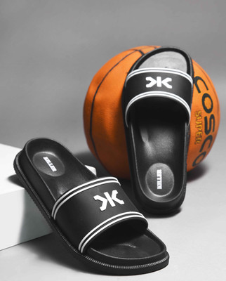KILLER Men Slides(Black , 10)