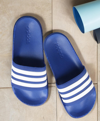ADIDAS Men ADILETTE SHOWER Slides(Blue , 10)