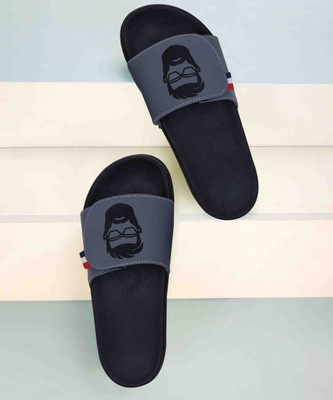 PERY-PAO Men Slides(Grey , 10)