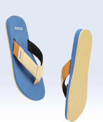 Chupps Men Wave Lite Classic & Blue Soft Lightweight Flip Flops Chappals For Flip Flops(Blue , 7)