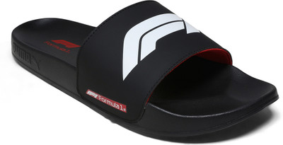 PUMA Men F1 Leadcat 2.0 Logo Slides(Black , 8)