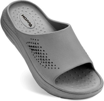 Hoppa Men Slides(Grey , 10)