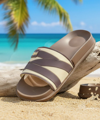 Lehar Men Slides(Brown , 10)