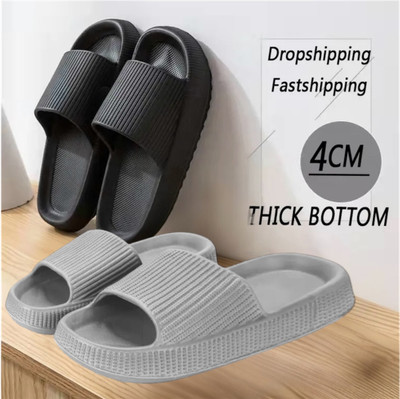 Ambit Shoe Women Slides(Grey, Black , 6)