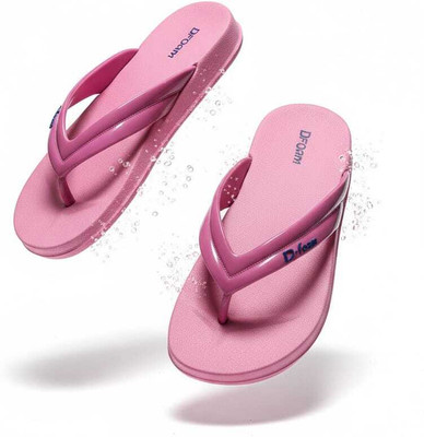 Jeshk Women Flip Flops(Pink , 6)