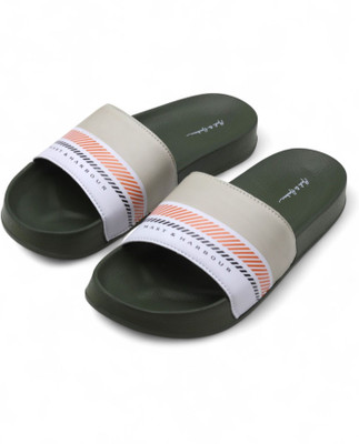 Mast & Harbour Men Slides(Olive , 8)