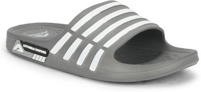 Adda Men Slides(Grey, White , 8)