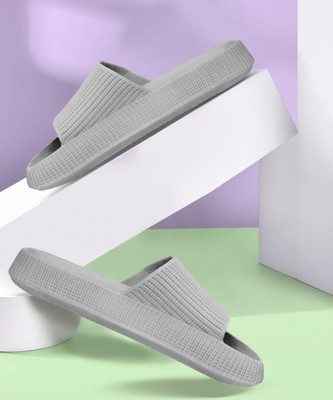 ABJ Fashion Men Slides(Grey , 7)