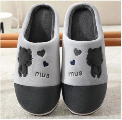 MAHI ENTERPRISESS Women Slides(Grey , 8)