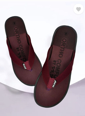 DR STTEP Women Orthopedic Slippers for Women Comfort Fit Soft Cushion Lightweight Flip Flops(Red , 6)
