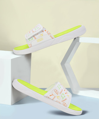 PUMA Men Slides(White , 7)