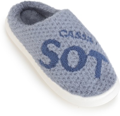 Cassiey Men Slippers(Grey , 11)