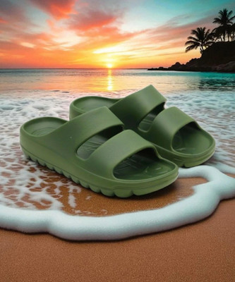 KILLER Men Slides(Olive , 8)