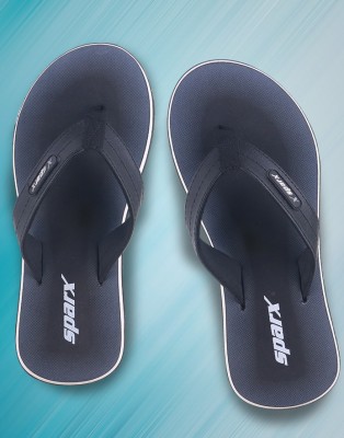 Sparx Men Flip Flops(Black, Black , 11)