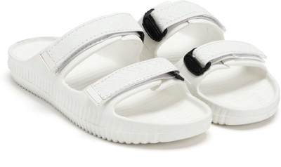 TAFFRAL Men Slides(White , 7)