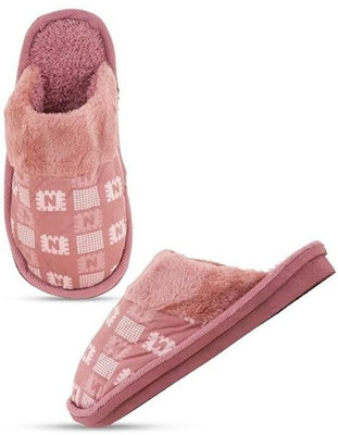 MAHI ENTERPRISESS Women Flip Flops(Pink, Pink , 3)