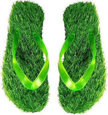 Lucia Men Flip Flops(Green , 7)