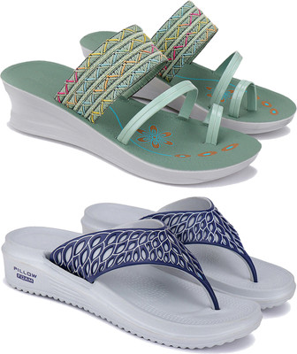 Earton Women Slides(Multicolor , 7)