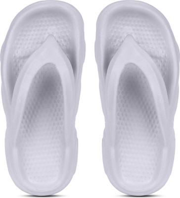 Cassiey Men Slippers(Grey, White , 7)