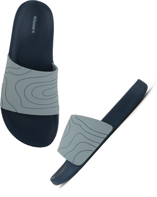 Glissers Men Slides(Navy , 6)