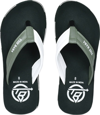 THE BABA Women Flip Flops(Green , 10)