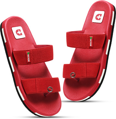 Footup Men Newly launch|Premium|Soft|Comfortable|Orthopaedic|Diabetic|Lightweight|Antiskid Slippers(Red , 10)