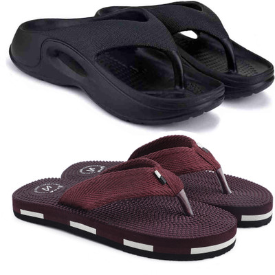 EVOK Men Slippers(Multicolor , 10)