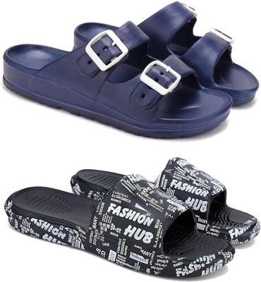 Pennen Men Slides(Black , 6)