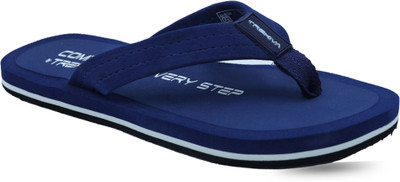 TREKIVA Men Premium Slippers Trendy Comfortable Flexible & Durable, Anti-Skid| TFG-1008 Slippers(Navy, Blue , 6)