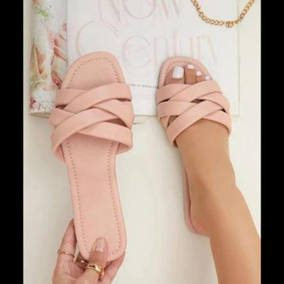 raj-rajeshwari collection Women Slides(Pink , 5)