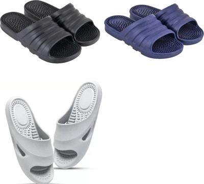 house of common Men Slides(Multicolor , 7)
