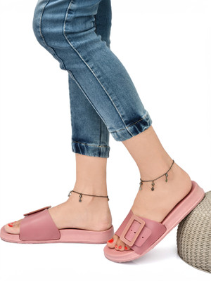 Deals4you Women Slides(Pink , 5)