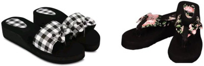 BOOMBEAUTY Women Slides(Multicolor , 7)