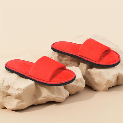 Y key Women Slides(Red , 4)