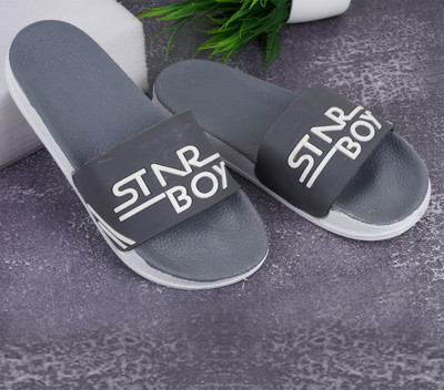 Smoky Men Slides(Grey , 7)