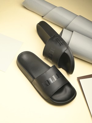 KILLER Men Slides(Black , 7)