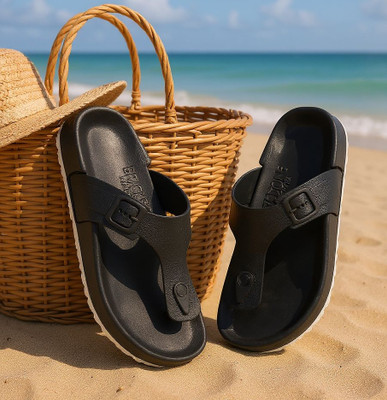 Pampy Angel Men Sandals(Black , 9)