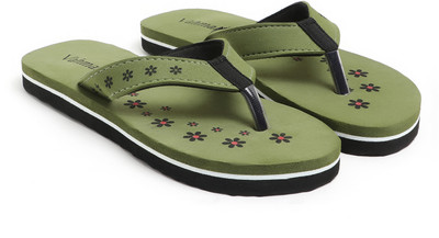 VAHMAH Women Slippers(Green , 8)