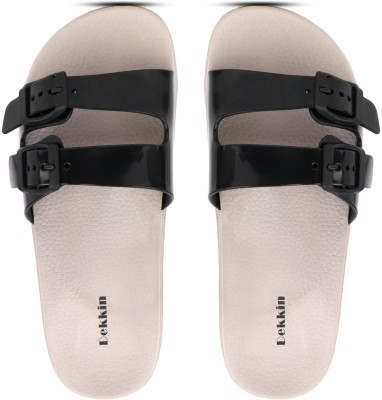 Dekkin Women Slides(Black , 5)