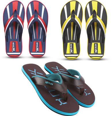 Hilux Men Slippers(Multicolor , 10)