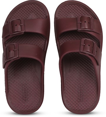 Aqualite Women Slides(Red , 7)