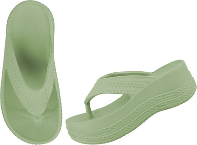 Vokline Women Slippers(Olive , 6)