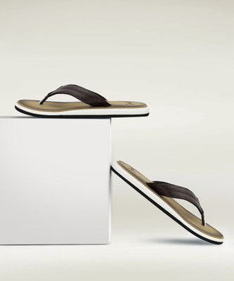 SECRITAS Men Slippers(Brown , 8)