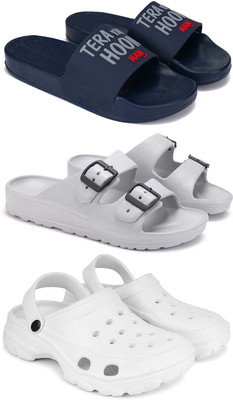 Pennen Men Slippers(White , 10)