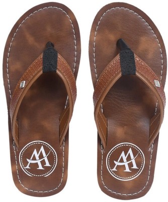 AATRADERS Men Slippers(Brown , 7)