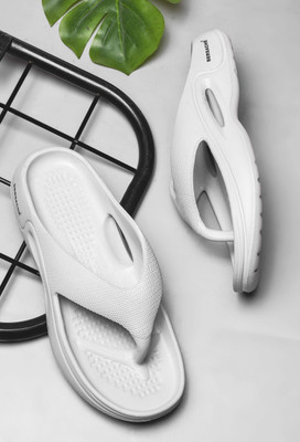 BERSACHE Men Slides(Grey , 10)