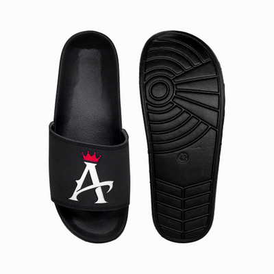 Air Lifestyle Men Slippers(Black , 6)